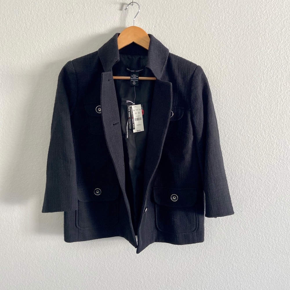 New York & Company Buttons Jacket